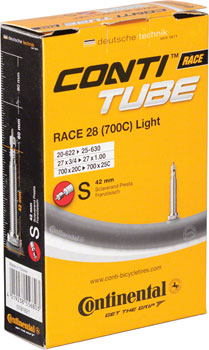 Continental Light Tube - 700 x 20 - 25mm, 42mm Presta Valve EA Tubes