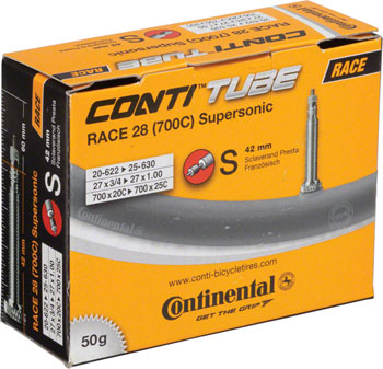 Continental Supersonic Tube - 700 x 20 - 25mm, 42mm Presta Valve EA Tubes