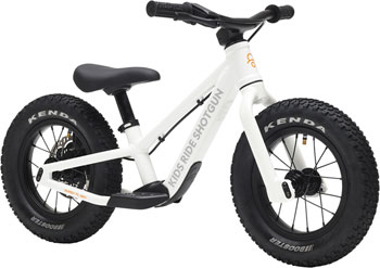 Kids Ride Shotgun Dirt Hero 12" Off Road Balance Bike White EA Balance Bike