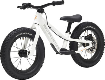 Kids Ride Shotgun Dirt Hero 14" Off Road Balance Bike White EA Balance Bike