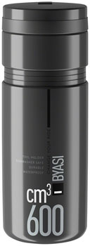 Elite Byasi Bottle Cage Storage Keg - .6 L, Dark Gray EA Bottle Cage Storage