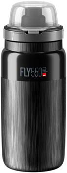 Elite Fly MTB Water Bottle - 550ml, Tex Black Tex Black EA Water Bottles