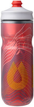 Hydrapak Polar Surge Ascent Insulated Water Bottle - 20oz, Red EA Water Bottles