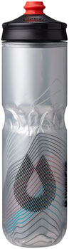 Hydrapak Polar Surge Ascent Insulated Water Bottle - 24oz, Silver EA Water Bottles
