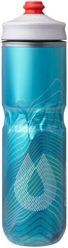 Hydrapak Polar Surge Ascent Insulated Water Bottle - 24oz, Blue EA Water Bottles