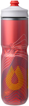 Hydrapak Polar Surge Ascent Insulated Water Bottle - 24oz, Red EA Water Bottles