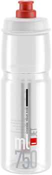 Elite Jet Water Bottle 750ml - Clear/Red EA Water Bottles