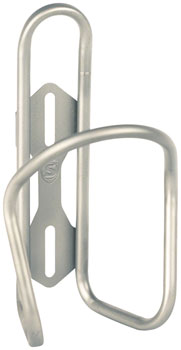 Silca Sicuro Water Bottle Cage - Titanium, Raw Gray EA Water Bottle Cages