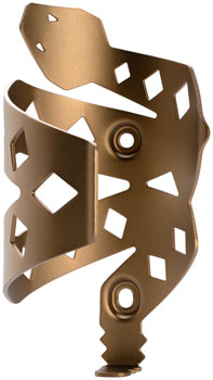 PDW Rattlesnek Kej Water Bottle Cage - Desert Gold, Right Opening Desert Gold EA Water Bottle Cages