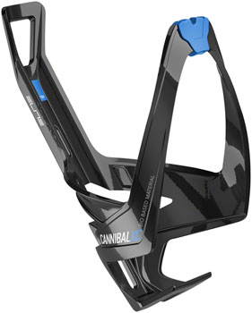 Elite Cannibal XC Bio Water Bottle Cage - Black/Blue EA Water Bottle Cages