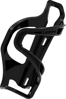 Lezyne Flow SL Water Bottle Cage - Left Side Entry, Enhanced Graphics, Black EA Water Bottle Cages
