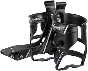 Vision TriMax Rear Hydration System, Aero Mounting, Dual Bottle Setup, Triathlon Use – Black EA Multi-Sport Hydration