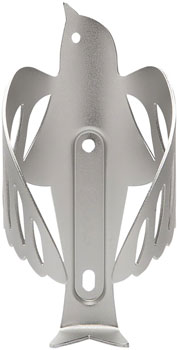 PDW Portland Design Works Sparrow Cage Water Bottle Cage: Silver EA Water Bottle Cages