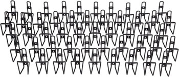MSW AC-100 Alloy Water Bottle Cage: Bulk pack of 50, Black EA Water Bottle Cages