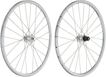 Ritchey Classic Zeta Wheelset - 700c, 12 x 100mm, 12 x 142mm, 6-Bolt, HG11 Road, Silver EA Wheelset