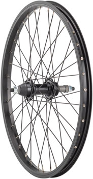 Sta-Tru Single Wall Rear Wheel - 20", Bolt On 3/8" x 135mm, Rim Brake, Freewheel, Black, Clincher EA Rear Wheel