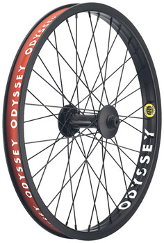 Odyssey Stage-2 Front Wheel - 20", 3/8" x 100mm, Rim Brake, Black EA Front Wheel