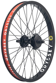 Odyssey Stage-2 Rear Wheel - 20", 14 x 110mm, Rim Brake, RHD Cassette, Black EA Rear Wheel