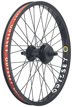 Odyssey Stage-2 Rear Wheel - 20", 14 x 110mm, Rim Brake, LHD Freecoaster, Black EA Rear Wheel