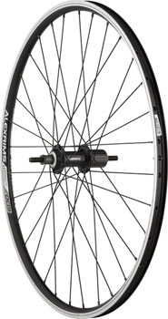 Quality Wheels Value Double Wall Series Rear Wheel - 26", 10 x 1 x 135mm, Rim Brake, HG 10, Black, Clincher, 32H EA Rear Wheel