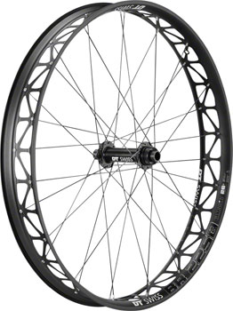 DT Swiss Big Ride 2250 Classic Front Wheel - 26", 15 x 150mm, Center-Lock, Black/White, Clincher Black/White EA Front Wheel