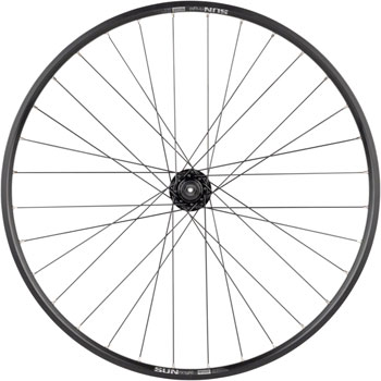 Quality Wheels Value Double Wall Series Disc Front Wheel - 27.5", QR x 100mm, 6-Bolt/Rim, Black, 32H Black EA Front Wheel