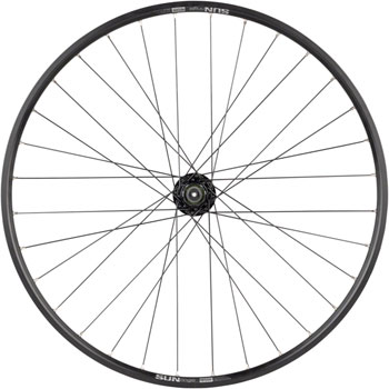 Quality Wheels Value Double Wall Series Disc Rear Wheel - 27.5", QR x 135mm, 6-Bolt, HG, Black, 32H Black EA Rear Wheel