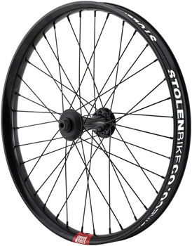 Stolen Rampage Pro Street Front Wheel - 20", 3/8" x 100mm, Brakeless, Black EA Front Wheel