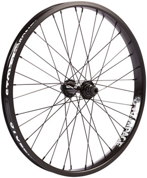 Stolen Rampage Front Wheel - 20", 3/8" x 100mm, Rim Brake, Black, Clincher, Female Axle Black EA Front Wheel