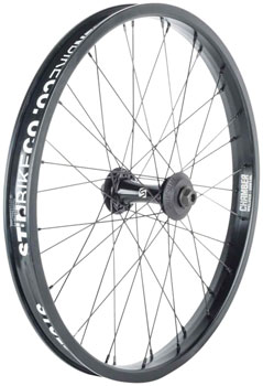Stolen Rampage Pro Front Wheel - 20", 3/8" x 100mm, Rim Brake, Black EA Front Wheel