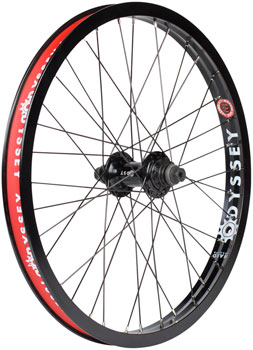Odyssey Hazard Lite Rear Wheel - 20", 14 x 110mm, Rim Brake, Cassette, RHD/LHD, Hard Black, Clincher Hard Black EA Rear Wheel