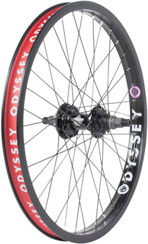 Odyssey Quadrant Rear Wheel - 20", 14 x 110mm, Rim Brake, Cassette, Black EA Rear Wheel