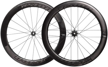 Vision Metron 60 SL TL Disc Wheelset - 700, 12x100mm/12x142mm, Center-Lock, HG 11/12, Carbon, Black SET Wheelset