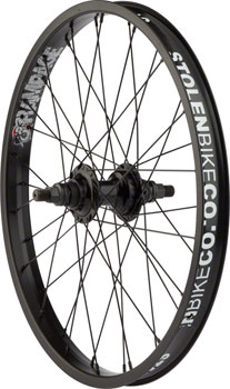 Stolen Rampage Rear Wheel - 20", 14 x 110mm, Rim Brake, Cassette, Black, Clincher EA Rear Wheel