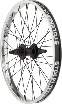 Stolen Rampage Rear Wheel - 20", 14 x 110mm, Rim Brake, Cassette, Polished, Clincher EA Rear Wheel
