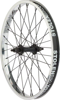 Stolen Rampage Front Wheel - 20", 3/8" x 100mm, Rim Brake, Polished, Clincher Polished EA Front Wheel