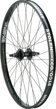 Stolen Rampage Rear Wheel - 26", 14 x 110mm, Rim Brake, Cassette, Black, Clincher EA Rear Wheel
