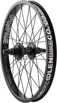 Stolen Rampage Rear Wheel - 18", 14 x 110mm, Rim Brake, Cassette, Black, Clincher EA Rear Wheel