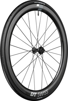 DT Swiss ERC 1400 DiCut 45 Front Wheel - 700, 12 x 100mm, Center-Lock, Black, WTS w/Aero 111 Tire Black EA Front Wheel