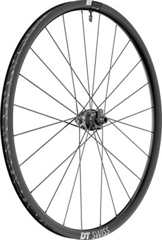 DT Swiss GR 1600 Spline 25 Front Wheel - 700, 12 x 100mm, Center-Lock, Black, Dynamo Hub Black EA Front Wheel