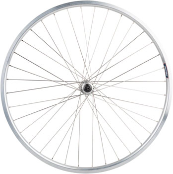 Quality Wheels Value HD Series Rear Wheel - 700, QR x 130mm, Rim Brake, HG 10, Silver, Clincher, 36H Silver EA Rear Wheel