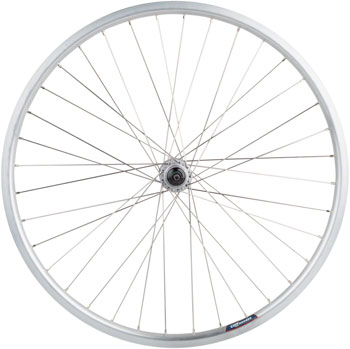 Quality Wheels Value HD Series Rear Wheel - 26", QR x 135mm, Rim Brake, HG 10, Silver, Clincher, 36H Silver EA Rear Wheel