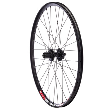 Quality Wheels Shimano FH-QB400/DT 533d Rear Wheel - 26", QR x 135mm, 6-Bolt, HG 10, Black, 32H EA Rear Wheel