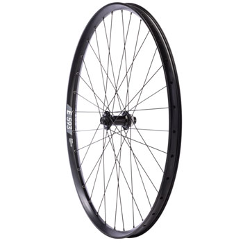 Quality Wheels Deore M610/DT E593 Front Wheel - 26", 15 x 100mm, Center-Lock, Black, 32H Black EA Front Wheel