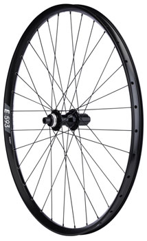 Quality Wheels Shimano TC500/DT E593 Rear Wheel - 29", 12 x 148mm, Center-Lock, HG 10, Black, 32H Black EA Rear Wheel