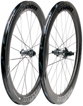 Vision Metron RS 60 Silver Edition Wheelset - 700, 12 x 100mm/12 x 142mm, Center-Lock, XDR, Carbon, Black EA Wheelset