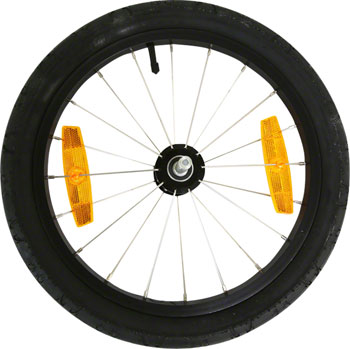 Burley Replacement Wheel: 16", Alloy, Push Button Axle EA Trailer Wheels and Axle Parts