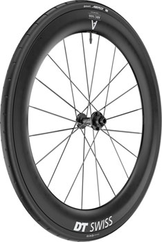 DT Swiss ARC 1400 DiCut 65 Front Wheel - 700, 12 x 100mm, Center-Lock, Black, WTS w/Aero 111 Tire Black EA Front Wheel