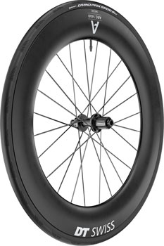 DT Swiss ARC 1400 DiCut 85 Rear Wheel - 700, 12 x 142mm, Center-Lock, HG11 Road/XDR, Ratchet EXP 36, Black, WTS w/Grand Prix 5000 STR Tire Black EA Rear Wheel