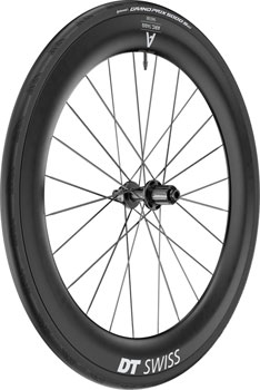 DT Swiss ARC 1400 DiCut 65 Rear Wheel - 700, 12 x 142mm, Center-Lock, HG11 Road/XDR, Ratchet EXP 36, Black, WTS w/Grand Prix 5000 STR Tire Black EA Rear Wheel